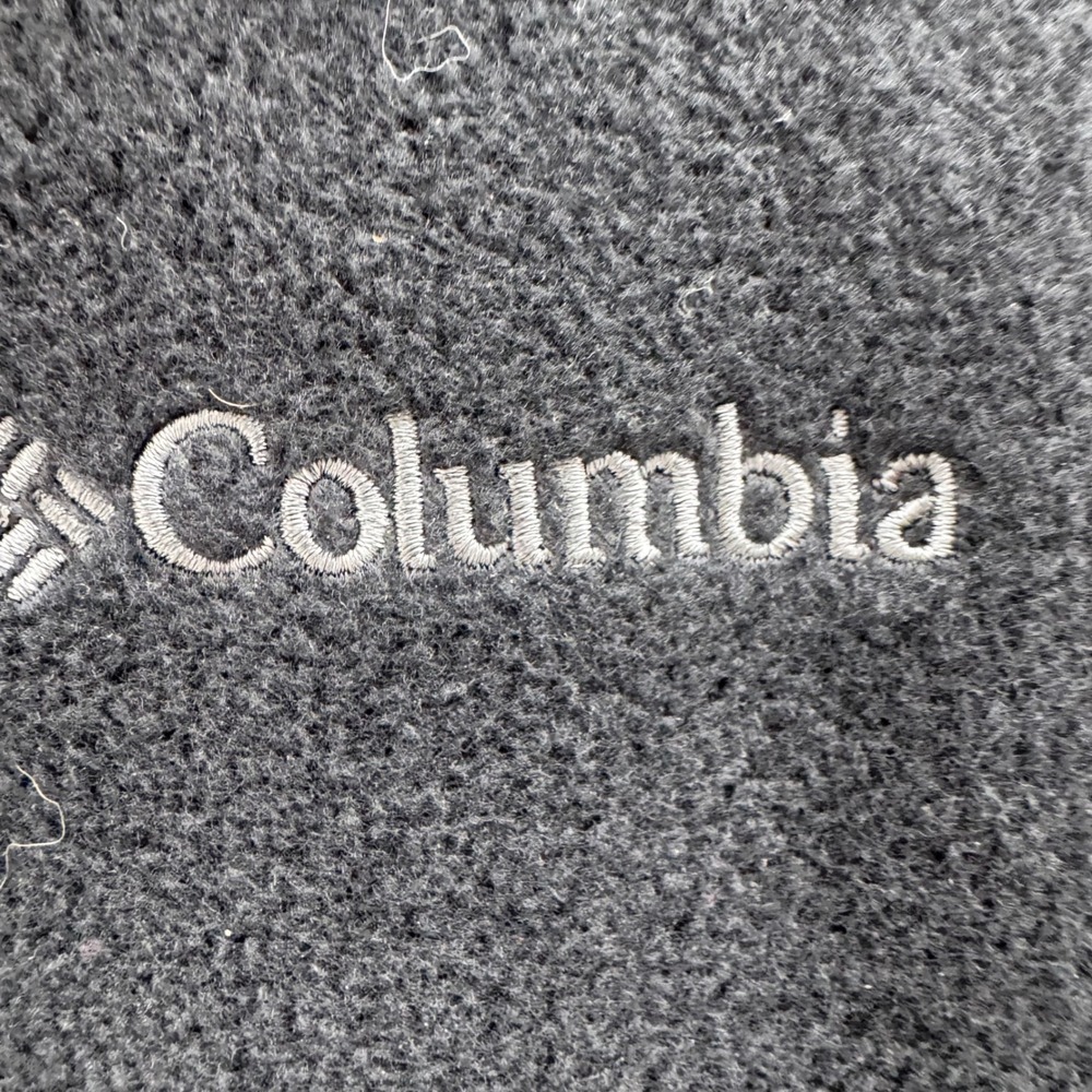 Columbia Fleece Vest Mens XXL Black Full Zip Pockets Outdoor Casual - Picture 4 of 9